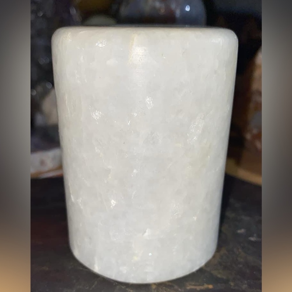 Quartz Candle or sphere holder
